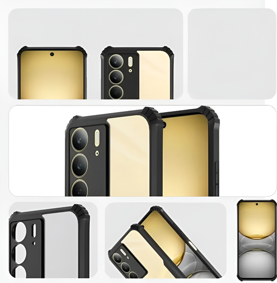 Pouzdro pro Realme 14X / Realme C75, AntiDrop Hybrid, černé