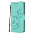 Klopové pouzdro pro Motorola Moto G30 / G10, Butterfly, modré