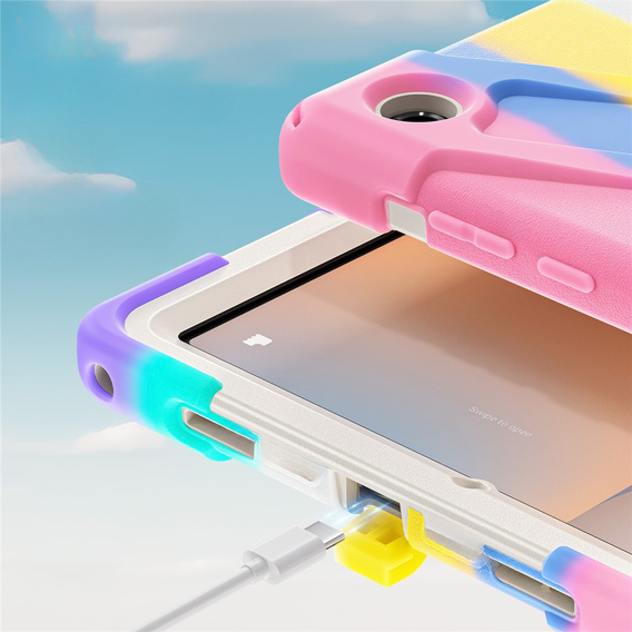 Pevné pouzdro s podstavcem a ramenním popruhem pro Samsung Galaxy Tab A11+