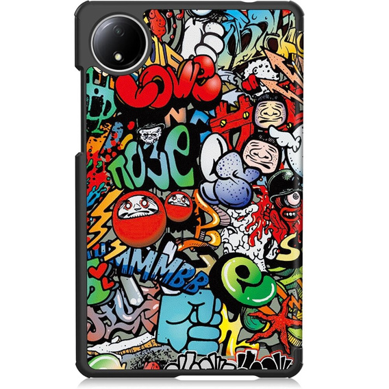 Pouzdro pro Xiaomi Redmi Pad SE 8.7, Smartcase, graffiti
