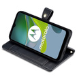 Klopové pouzdro pro Motorola Edge 40 Neo, Wallet Zipper Pocket, černé