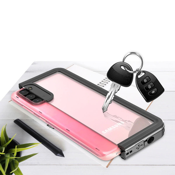 Vodotěsné pouzdro IP68 pro Samsung Galaxy S20 FE, černé