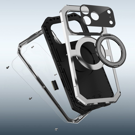 Pouzdro R-JUST s MagSafe a stojánkem pro iPhone 17 Pro Max