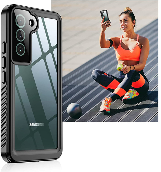 Vodotěsné pouzdro IP68 pro Samsung Galaxy S21 FE, černé