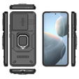 Pouzdro pro Xiaomi Poco F6 Pro, KickStand Camera Lens, černé
