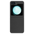 Pouzdro pro Samsung Galaxy Z Flip7 FE / Z Flip6, Aramid Fiber Cover, černé