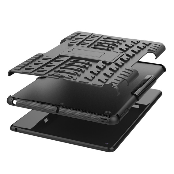 Pouzdro pro iPad 10.2 2021 / 2020 / 2019, Tire Armor, černé