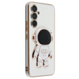 Pouzdro pro Samsung Galaxy A54 5G, Astronaut, bílé