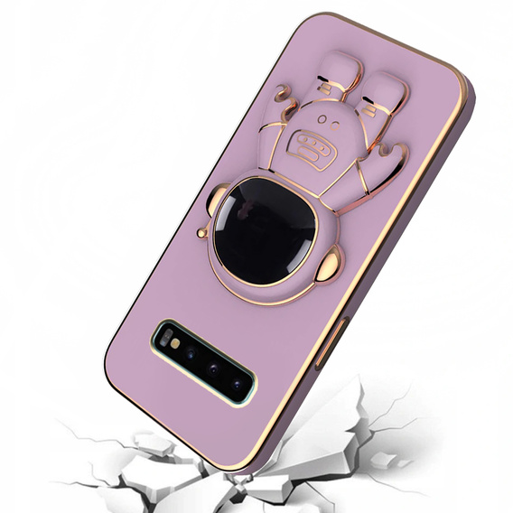 Pouzdro pro Samsung Galaxy S10 Plus, Astronaut, fialové