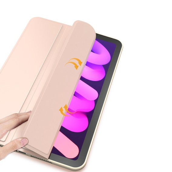 Pouzdro pro iPad mini 8.3" 2021 (6 gen.) / iPad mini 8.3" 2024 (7 gen.), Smartcase, růžové