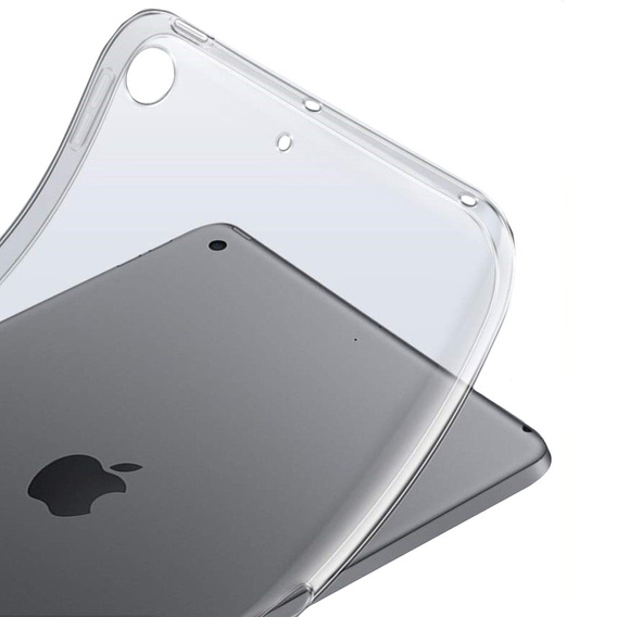 Pouzdro pro iPad 10.2" 2021/2020/2019 (9/8/7 gen.), silikonové, průhledné