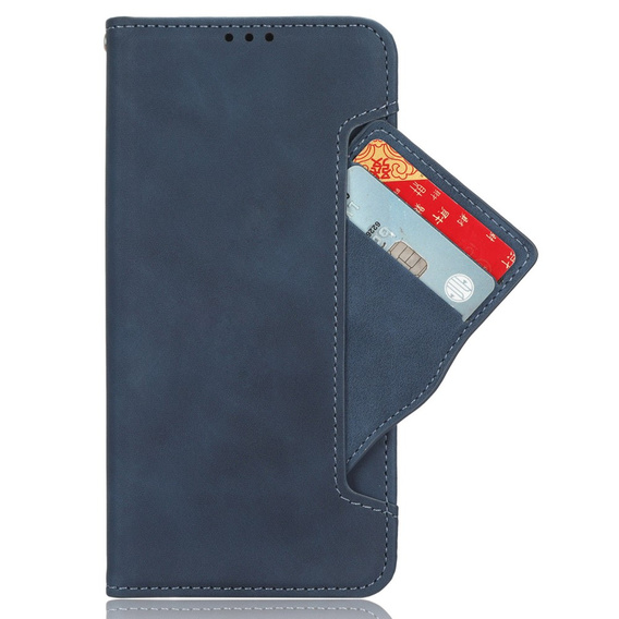 Klopové pouzdro pro OnePlus 12 5G, Card Slot, modré