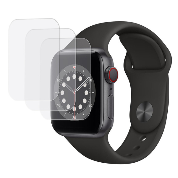 3x ERBORD Hydrogelová fólie pro Apple Watch 4/5/6/SE 44mm