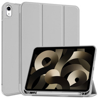 Etui do iPad 10.9 2022 10 Gen, Smartcase z miejscem na rysik, Szare