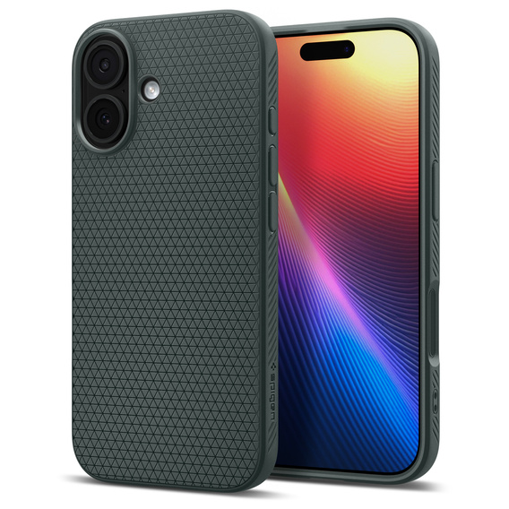 Pouzdro Spigen Liquid Air pro iPhone 17, Abyss Green