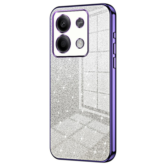 Pouzdro pro Xiaomi Redmi Note 13 5G, Glitter Case CamShield, fialové