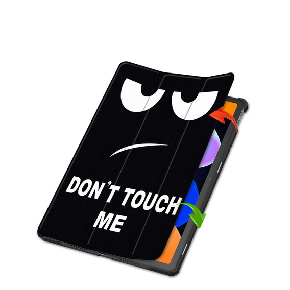 Pouzdro pro Lenovo Idea Tab 11" 2025 TB336FU TB336ZU, Smartcase, s funkcí stojánku, Don't Touch Me