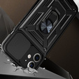 Pouzdro pro iPhone 12 Mini, CamShield Slide, černé