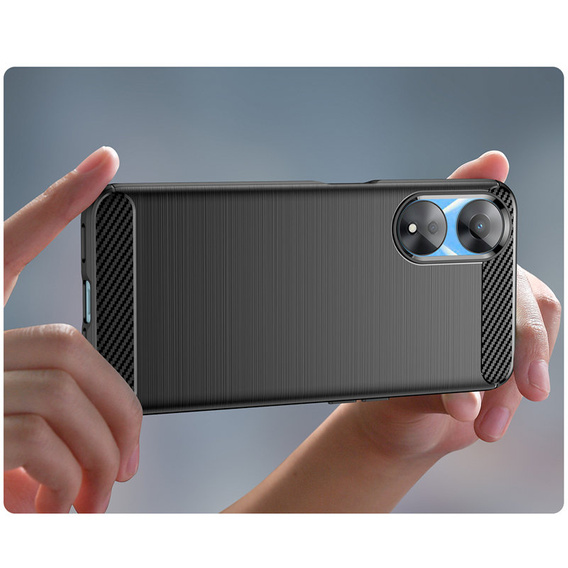 Pouzdro pro Oppo A78 5G, Carbon, černé