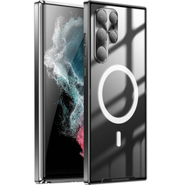 Ochranné pouzdro na fotoaparát pro Samsung Galaxy S22 Ultra, CamShield MagSafe, transparentní / černé