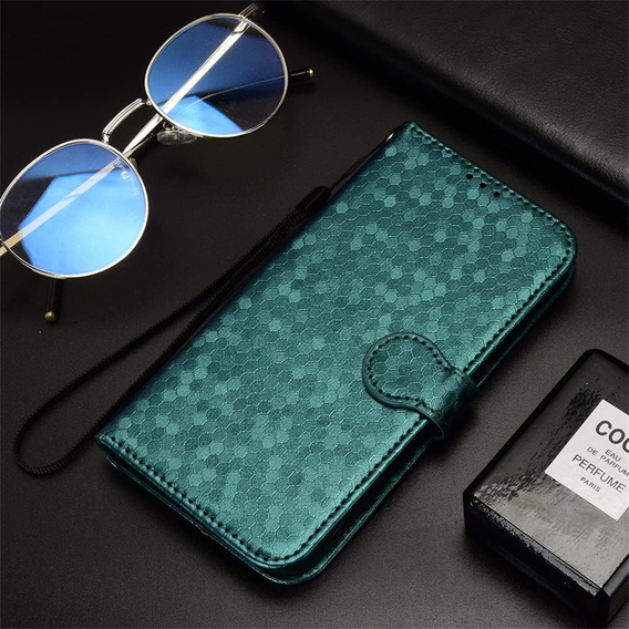 Flipové pouzdro pro Realme C71, Wallet Rhombus, zelené
