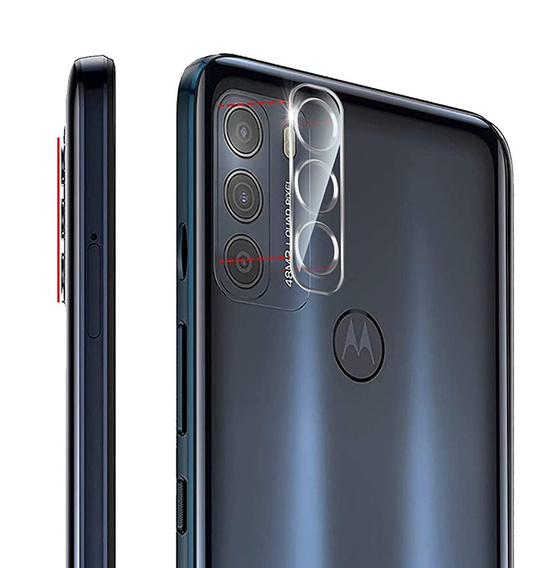 Tvrzené sklo na fotoaparát pro Motorola Moto G50, modré