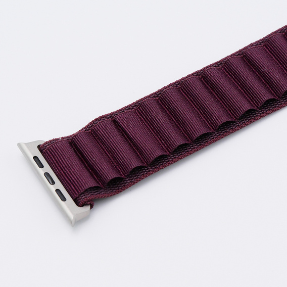 Nylonový řemínek pro Apple Watch 1/2/3/4/5/6/7/8/SE/ULTRA 42/44/45/49 mm, vínový