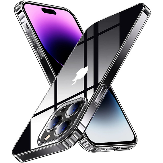 Pouzdro pro iPhone 14 Pro Max, Fusion Hybrid, průhledné