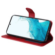 Klopové pouzdro pro Samsung Galaxy A34 5G, Leather Wallet, červené