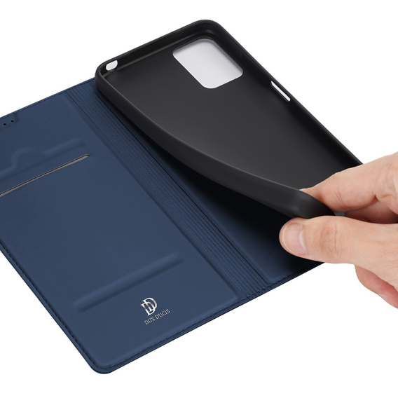 Pouzdro Dux Ducis pro Motorola Moto E22 / E22i, Skinpro, námořnicky modré