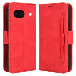 Klopové pouzdro pro Google Pixel 8A, Card Slot, červené