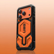 Pouzdro Urban Armor Gear pro iPhone 17 Pro, Monarch Pro MagSafe, oranžové