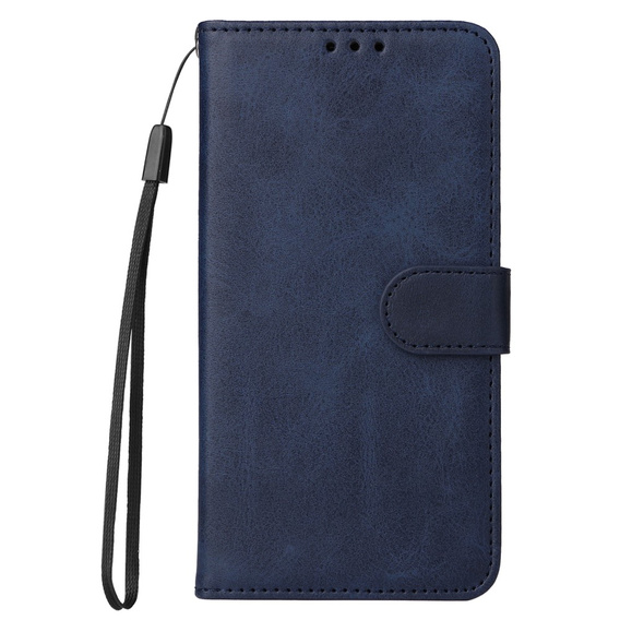 Klopové pouzdro pro Samsung Galaxy A34 5G, Leather Wallet, námořnicky modré