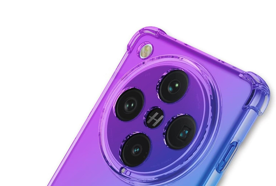 Pouzdro pro Oppo Find X8 Pro, Gradient Dropproof, Fialová / modrá