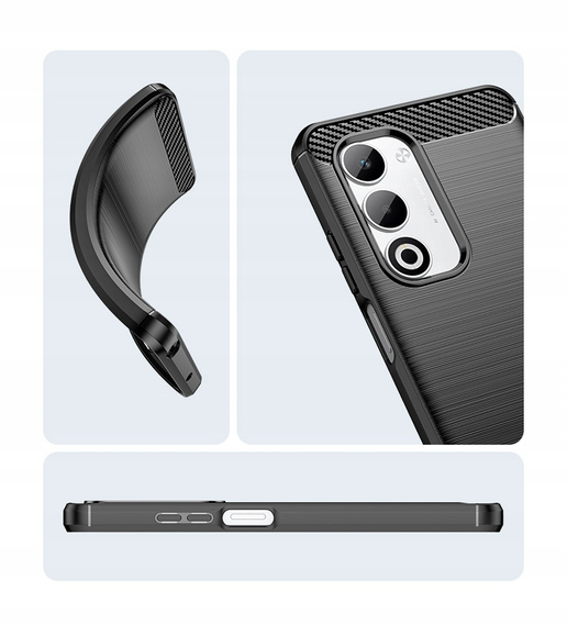 Pouzdro pro Oppo A5 5G / A5m, Carbon, černé