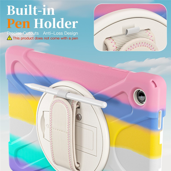 Pevné pouzdro s podstavcem a ramenním popruhem pro Samsung Galaxy Tab A11+