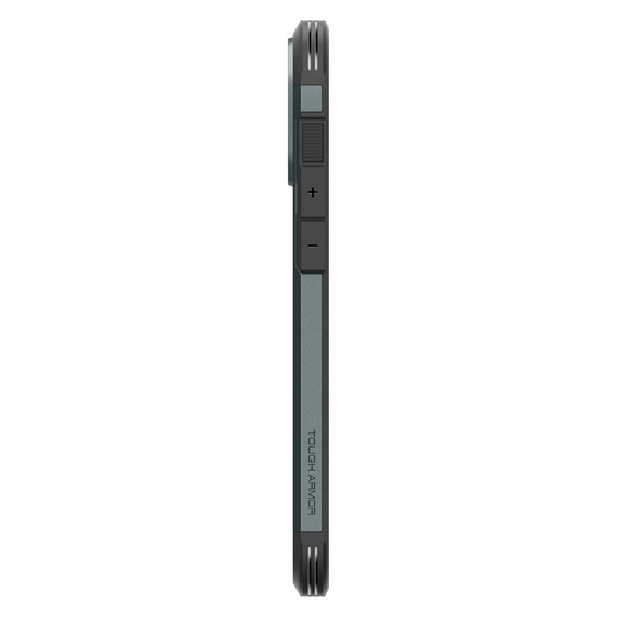 Pouzdro Spigen pro iPhone 16 Pro, Tough Armor Mag MagSafe, zelené + 9H tvrzené sklo