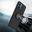 Pouzdro pro Motorola Moto E14, Frosted Ring, černé
