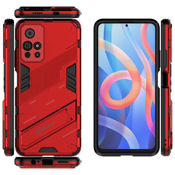 Pouzdro pro Xiaomi Poco M4 Pro 5G / Note 11S 5G, Military kickstand, modré