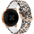 Pasek Silikonowy uniwersalny 22mm, Brown Leopard
