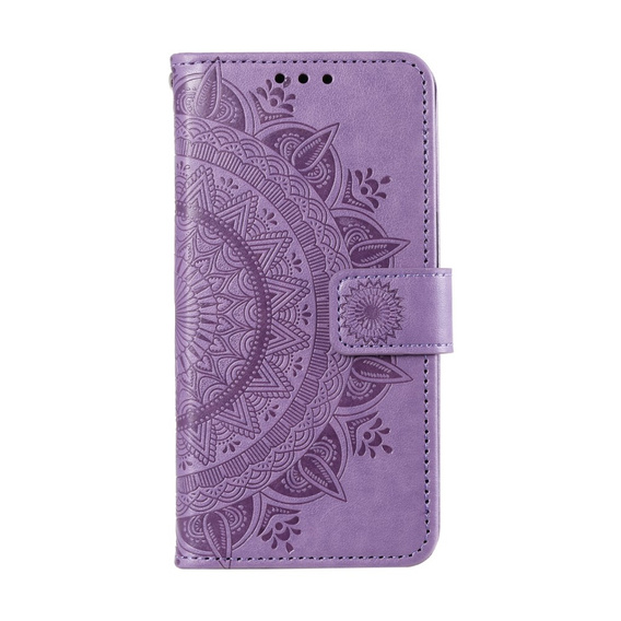 Klopové pouzdro pro Xiaomi Redmi Note 13 Pro 4G / Xiaomi Redmi Note 14S / Xiaomi Poco M6 Pro 4G, Mandala, fialové