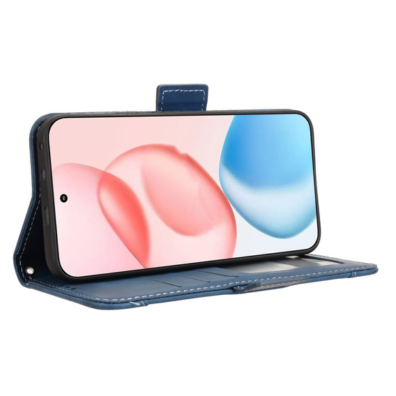 Klopové pouzdro pro Honor 400 5G, Card Slot, námořnicky modré