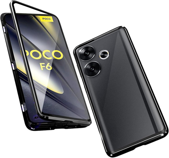 Pouzdro pro Xiaomi Poco F6, Frame Case, černé