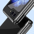 Pouzdro pro Samsung Galaxy Z Flip7 FE / Z Flip6, PC Case, transparentní / černé