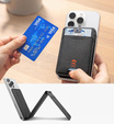 Magnetická peněženka s lokalizací, NFC a kolébkou pro iPhone 16 Pro