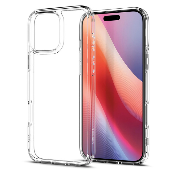 Pouzdro Spigen pro iPhone 16 Pro Max, Ultra Hybrid, průhledné + 9H tvrzené sklo