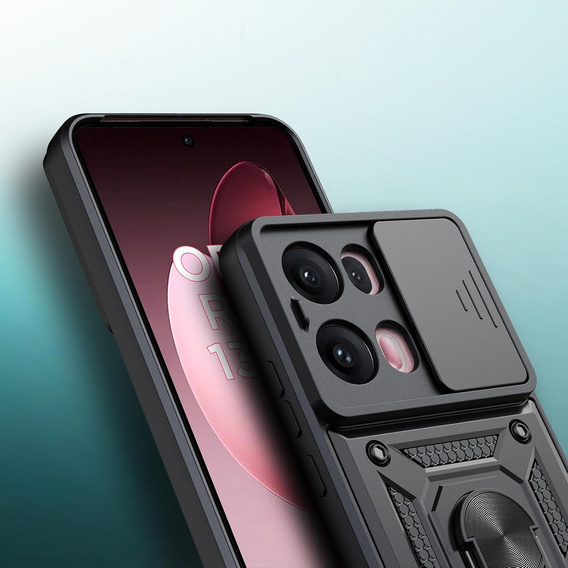 Pouzdro pro Oppo Reno 13 Pro, CamShield Slide, černé