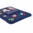 Dětské silikonové pouzdro pro Samsung Galaxy Tab A9 T220 X110 / X117, Armoured, Astronaut, námořnická modř
