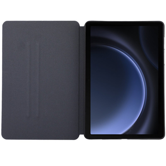 Pouzdro pro Samsung Galaxy Tab S9 FE+ Plus, Smartcase s prostorem pro stylus, černé