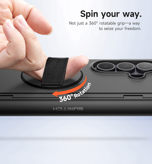 Pouzdro Suritch s 360° stojánkem a integrovaným krytem displeje pro Samsung Galaxy Z Fold7